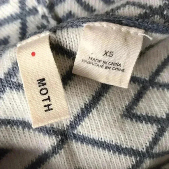 Moth Cowl Neck Diamond Detail Sweater Size XS - Picture 4 of 6